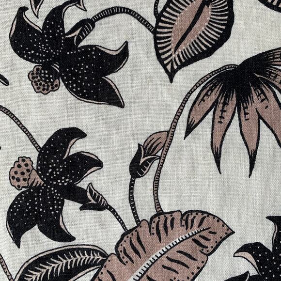 June + Vie by Roaman's Midi Lino Soleil Shirt Dress Floral Plus Size 14/16 M - Picture 16 of 16